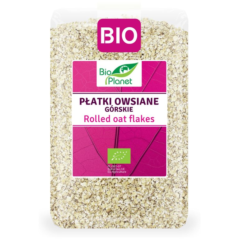 PŁATKI OWSIANE GÓRSKIE BIO 1 kg - BIO PLANET