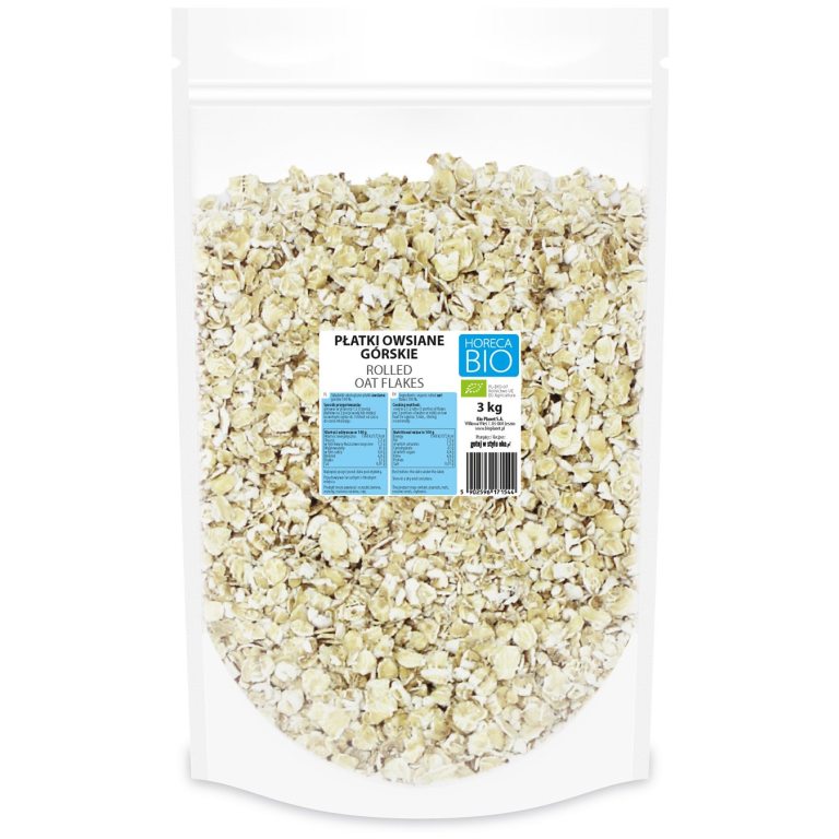 PŁATKI OWSIANE GÓRSKIE BIO 3 kg - HORECA (BIO PLANET)