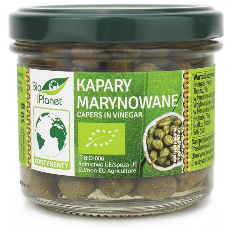 KAPARY MARYNOWANE BIO 100 g (50 g) - BIO PLANET
