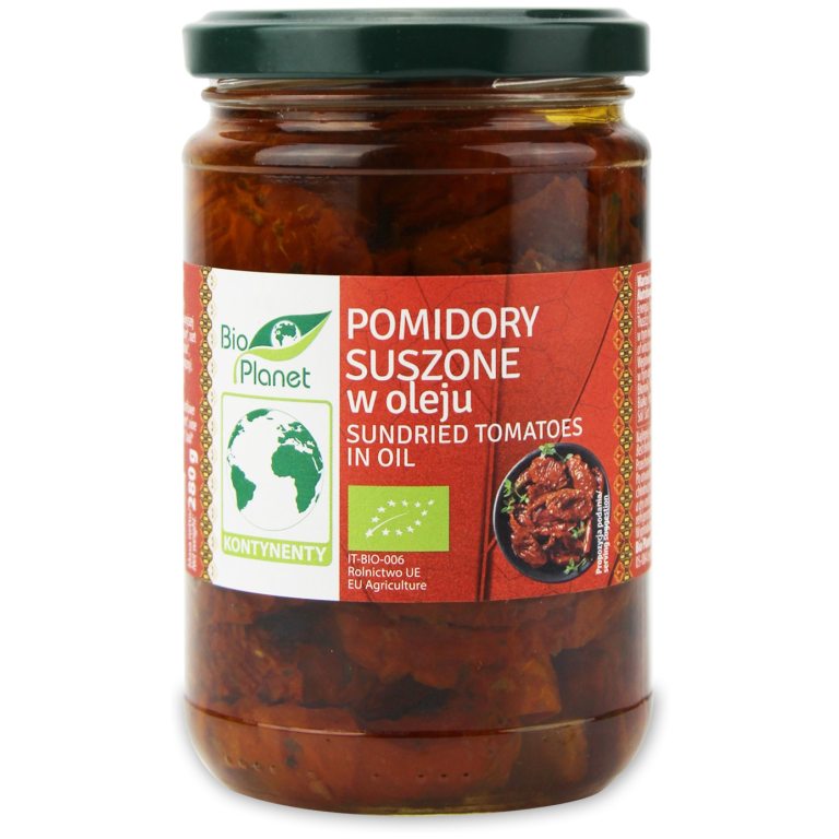 POMIDORY SUSZONE W OLEJU BIO 280 g (130 g) - BIO PLANET