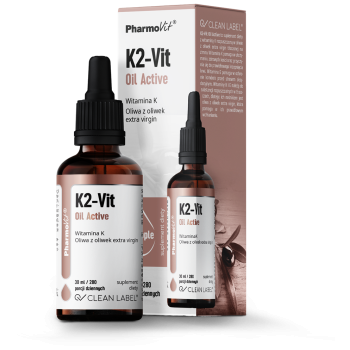 WITAMINA K2 W KROPLACH (75 µg) BEZGLUTENOWA 30 ml - PHARMOVIT (CLEAN LABEL)