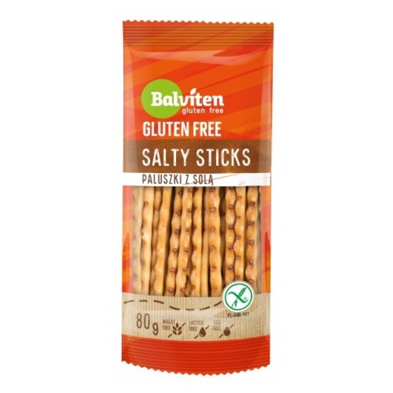 PALUSZKI Z SOLĄ BEZGLUTENOWE 80 g - BALVITEN