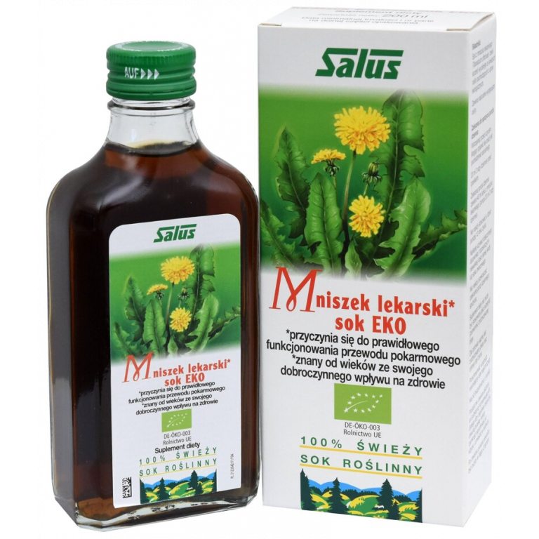 SOK Z MNISZKA LEKARSKIEGO BIO 200 ml - SALUS