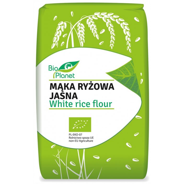 MĄKA RYŻOWA JASNA BIO 500 g - BIO PLANET