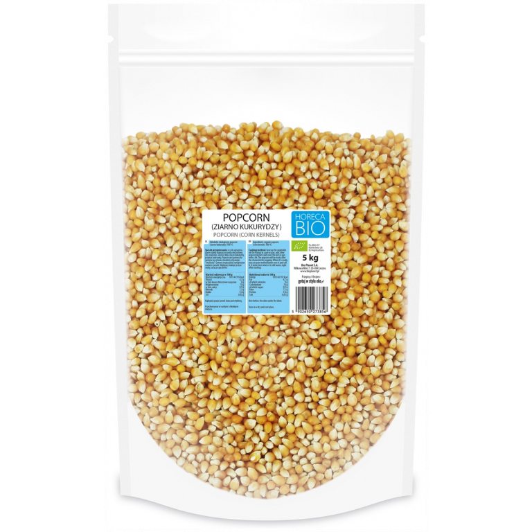 POPCORN (ZIARNO KUKURYDZY) BIO 5 kg - HORECA (BIO PLANET)