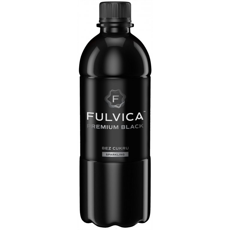 WODA FULVICA PREMIUM BLACK GAZOWANA 500 ml - AQUA EAST