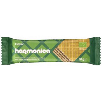 WAFELEK Z SAMOPSZY Z KREMEM MLECZNO - KAKAOWYM BIO 30 g - HARMONICA