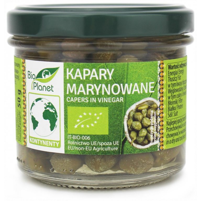 KAPARY MARYNOWANE BIO 100 g (50 g) - BIO PLANET