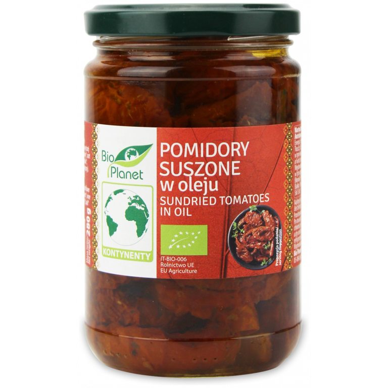 POMIDORY SUSZONE W OLEJU BIO 280 g - BIO PLANET