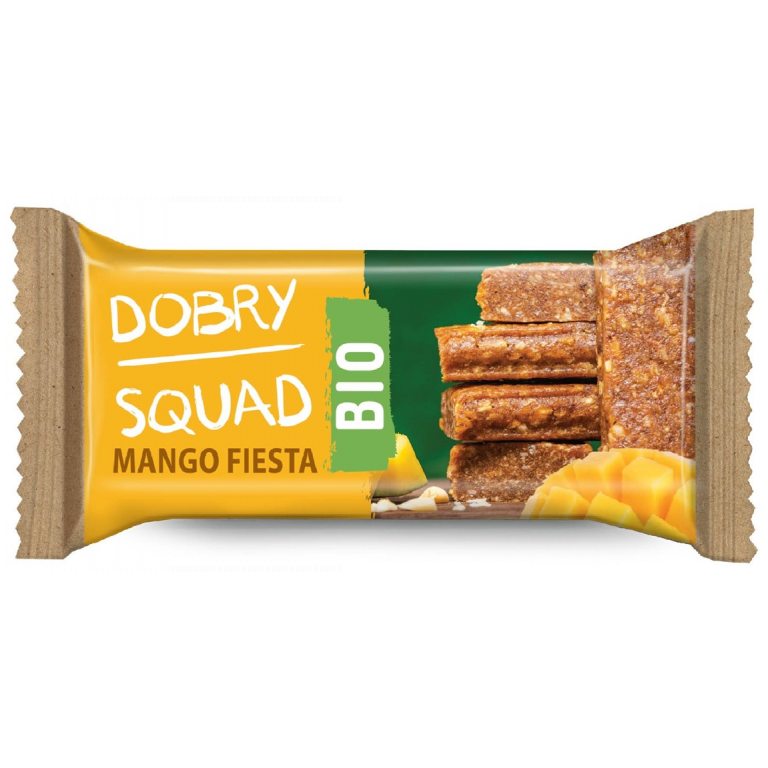 BATON DAKTYLOWY Z MANGO (MANGO FIESTA) BEZ DODATKU CUKRU BIO 30 g - DOBRY SQUAD