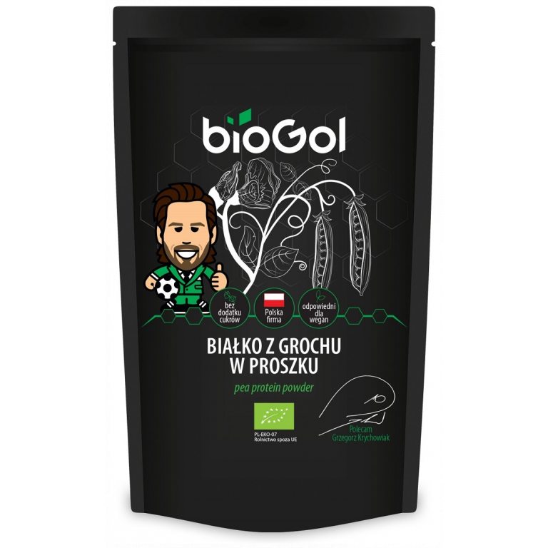 BIAŁKO Z GROCHU BIO 500 g - BIOGOL