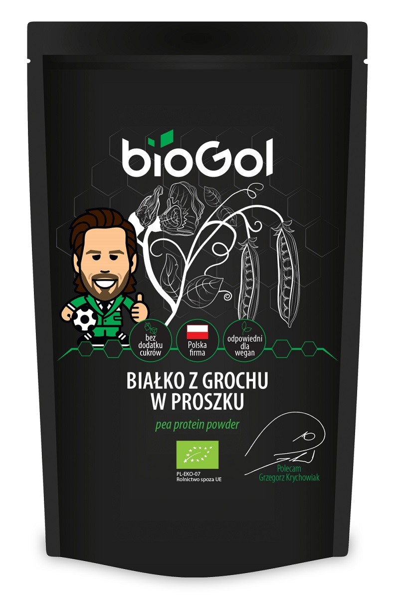 BIAŁKO Z GROCHU BIO 500 g - BIOGOL