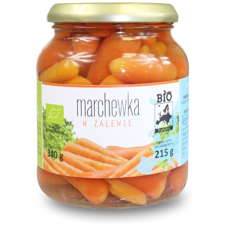 MARCHEWKA W ZALEWIE BIO 340 g (215 g) (SŁOIK) - BIO PLANET