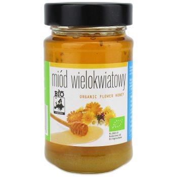 MIÓD WIELOKWIATOWY BIO 300 g - BIO PLANET