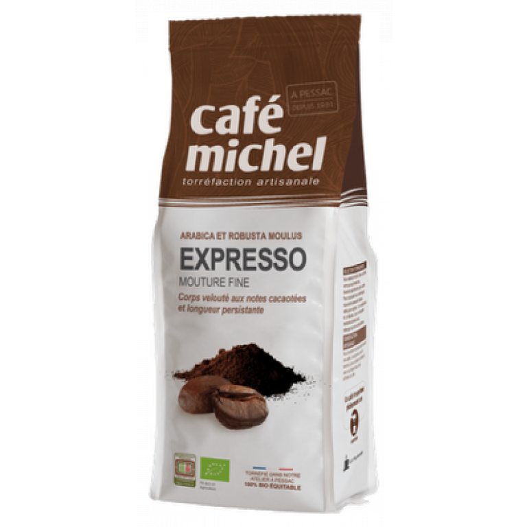 KAWA MIELONA ARABICA / ROBUSTA ESPRESSO FAIR TRADE BIO 250 g - CAFE MICHEL