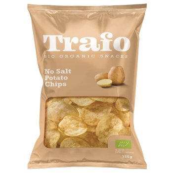 CHIPSY ZIEMNIACZANE NATURALNE BEZ DODATKU SOLI BIO 125 g - TRAFO