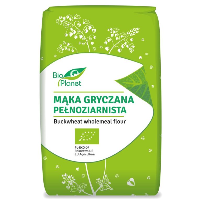 MĄKA GRYCZANA PEŁNOZIARNISTA BIO 500 g - BIO PLANET