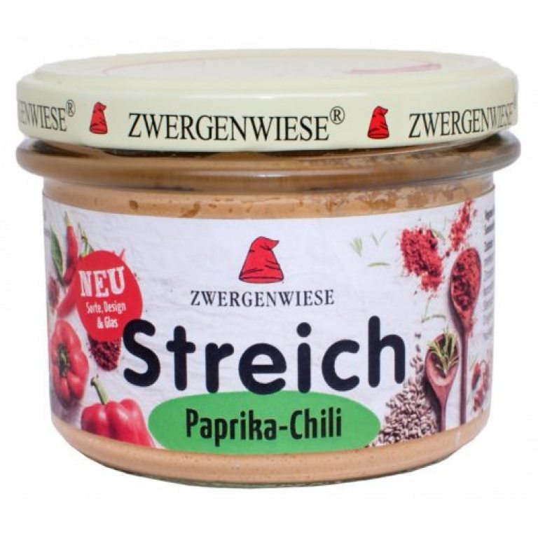 PASTA SŁONECZNIKOWA Z PAPRYKĄ BEZGLUTENOWA  BIO 180 g - ZWERGENWIESE