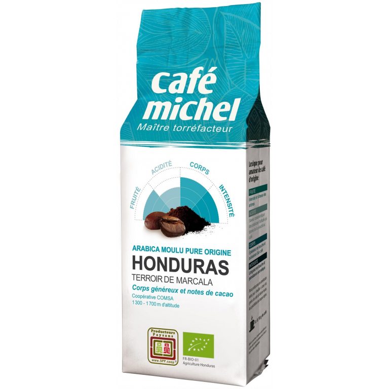 KAWA MIELONA ARABICA 100 % HONDURAS FAIR TRADE BIO 250 g - CAFE MICHEL