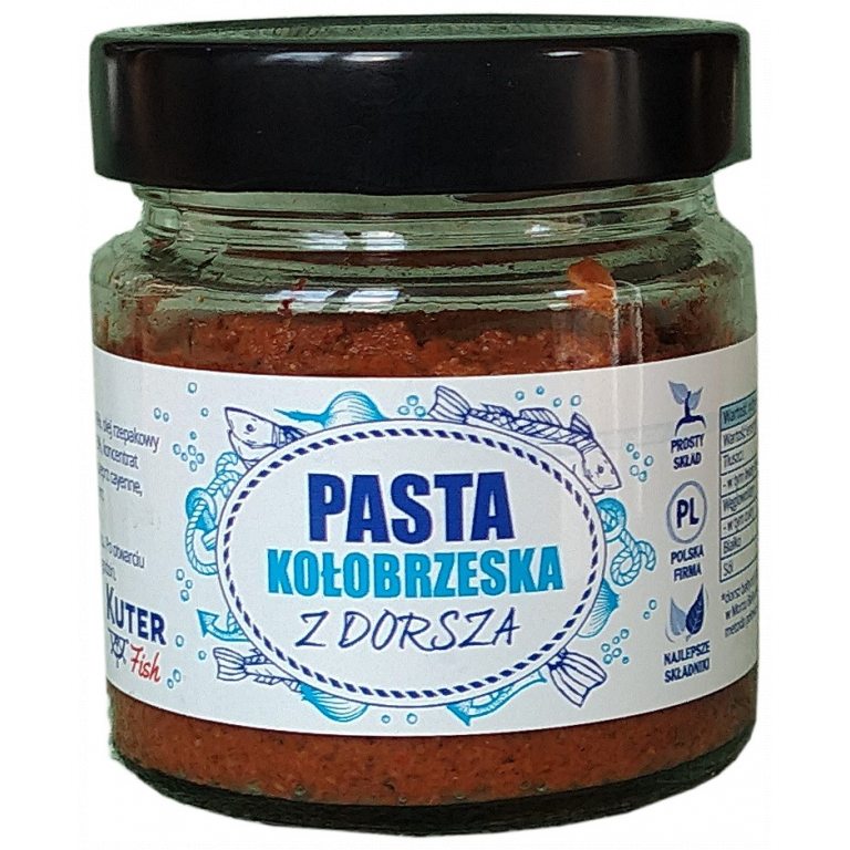 PASTA KOŁOBRZESKA Z DORSZA 140 g - KUTER FISH