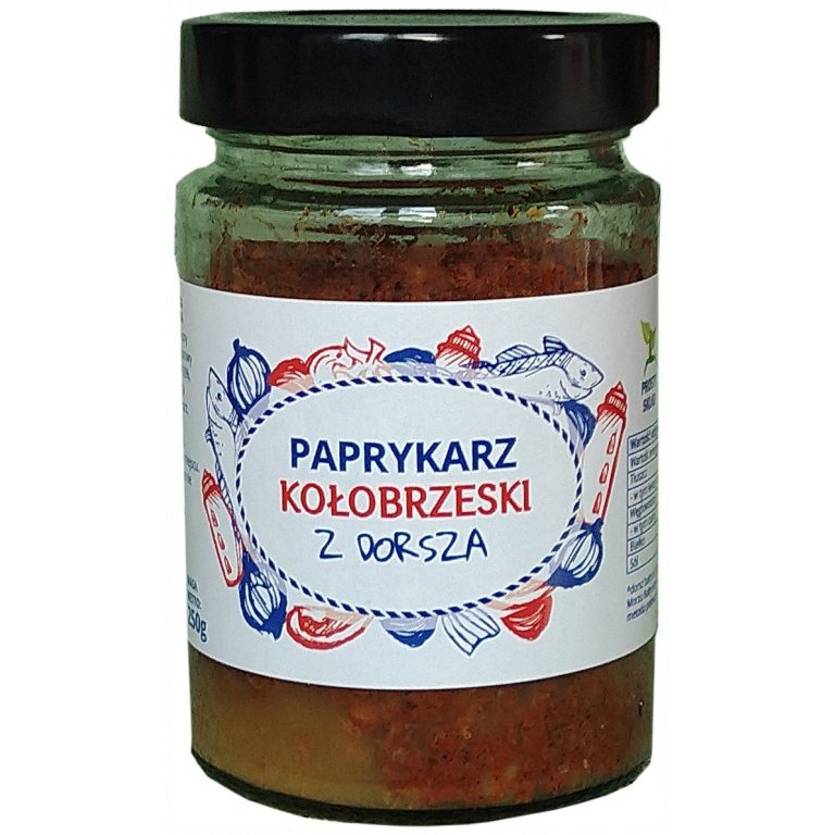 PAPRYKARZ KOŁOBRZESKI Z DORSZA 250 g - KUTER FISH