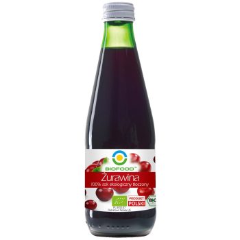 SOK Z ŻURAWINY NFC BEZGLUTENOWY BIO 300 ml - BIOFOOD