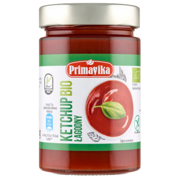 KETCHUP ŁAGODNY BEZGLUTENOWY BIO 315 g - PRIMAVIKA