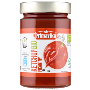 KETCHUP PIKANTNY BEZGLUTENOWY BIO 315 g - PRIMAVIKA