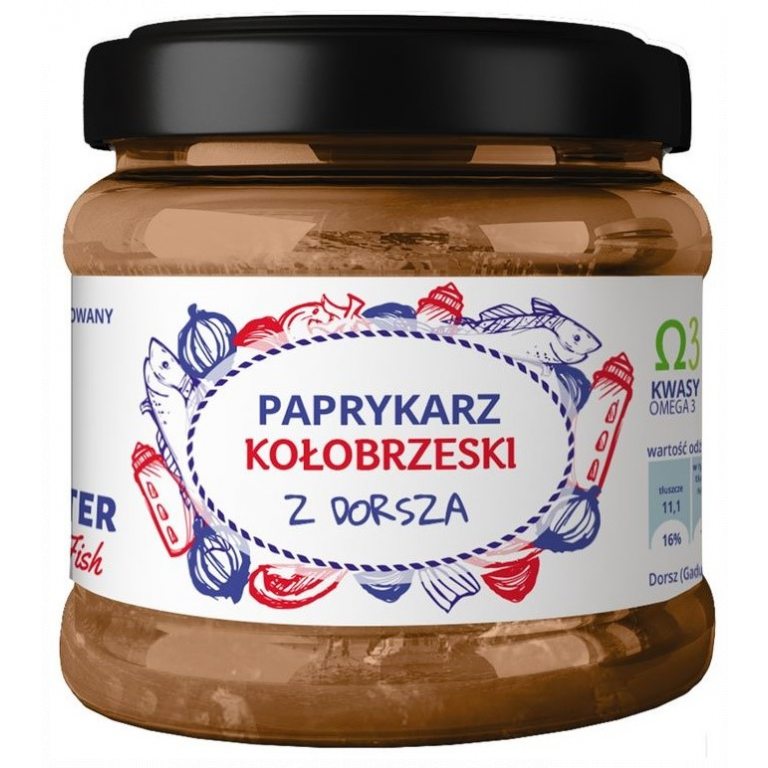 PAPRYKARZ KOŁOBRZESKI Z DORSZA 155 g - KUTER FISH