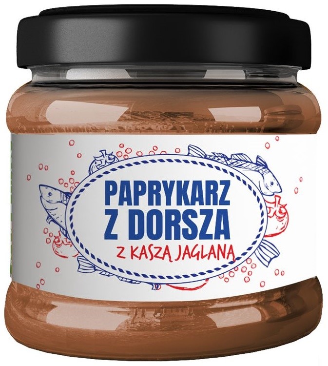 PAPRYKARZ Z DORSZA Z KASZĄ JAGLANĄ 155 g - KUTER FISH