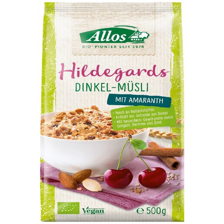 MUSLI ORKISZOWE ŚW. HILDEGARDY BIO 500 g - ALLOS