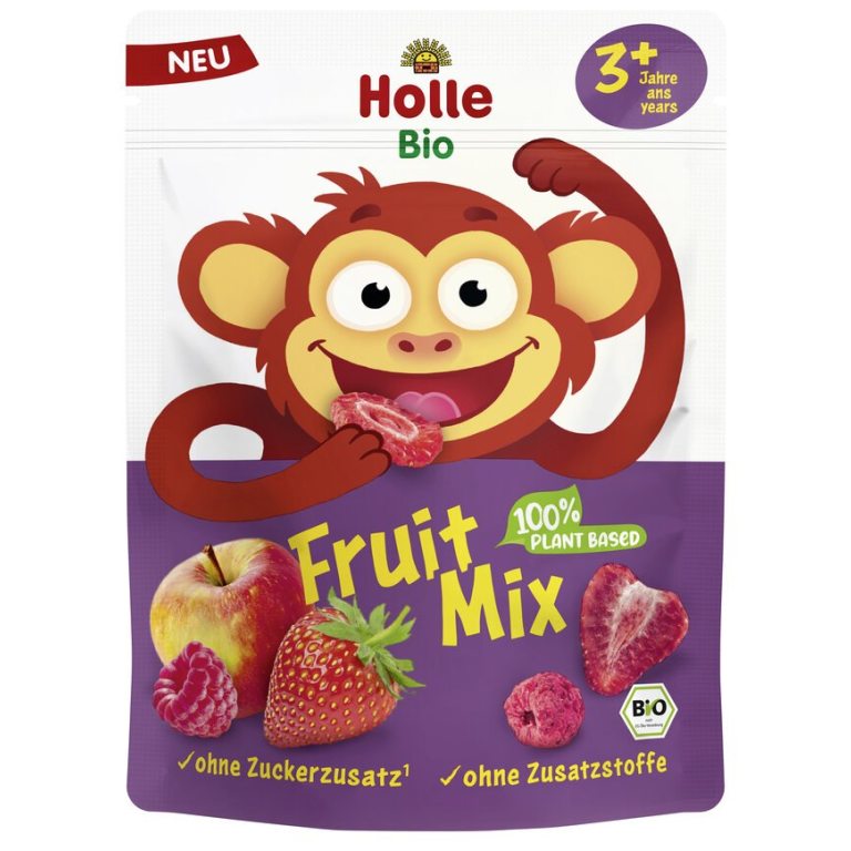 OWOCE LIOFILIZOWANE BEZ DODATKU CUKRÓW OD 3 ROKU BIO 13 g - HOLLE