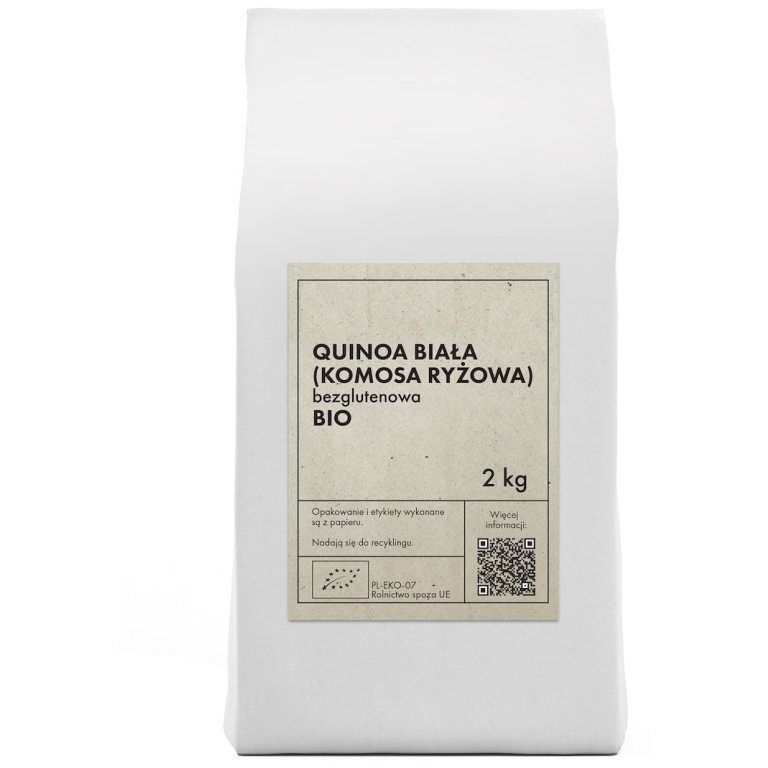 QUINOA BIAŁA (KOMOSA RYŻOWA) BEZGLUTENOWA BIO 2 kg - THE PLANET