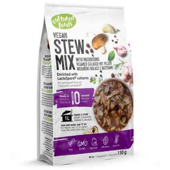 MIESZANKA NA GULASZ WEGAŃSKI Z GRZYBAMI BEZGLUTENOWY 130 g - CULTURED FOODS