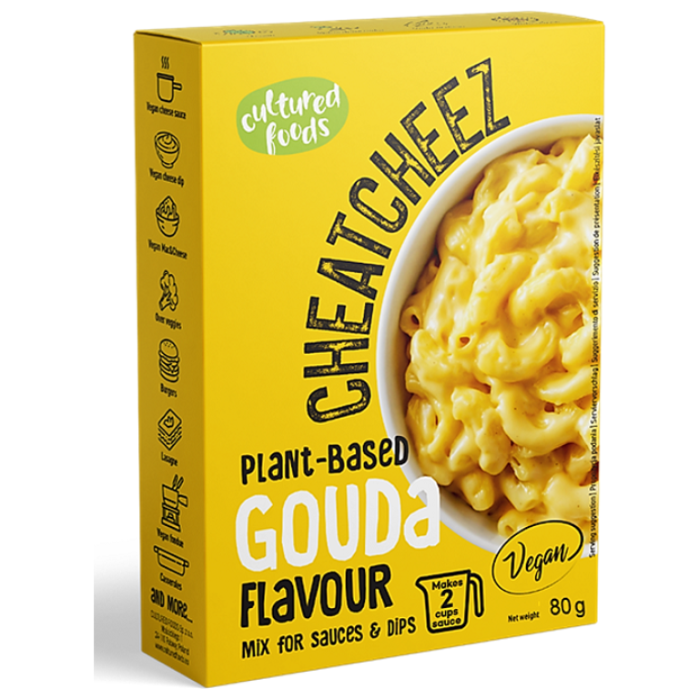 MIESZANKA NA WEGAŃSKI SOS LUB DIP O SMAKU SERA GOUDA BEZGLUTENOWY 80 g - CULTURED FOODS