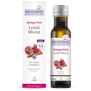 OMEGA PINK - MIESZANKA Z OLEJEM LNIANYM (MALINA
