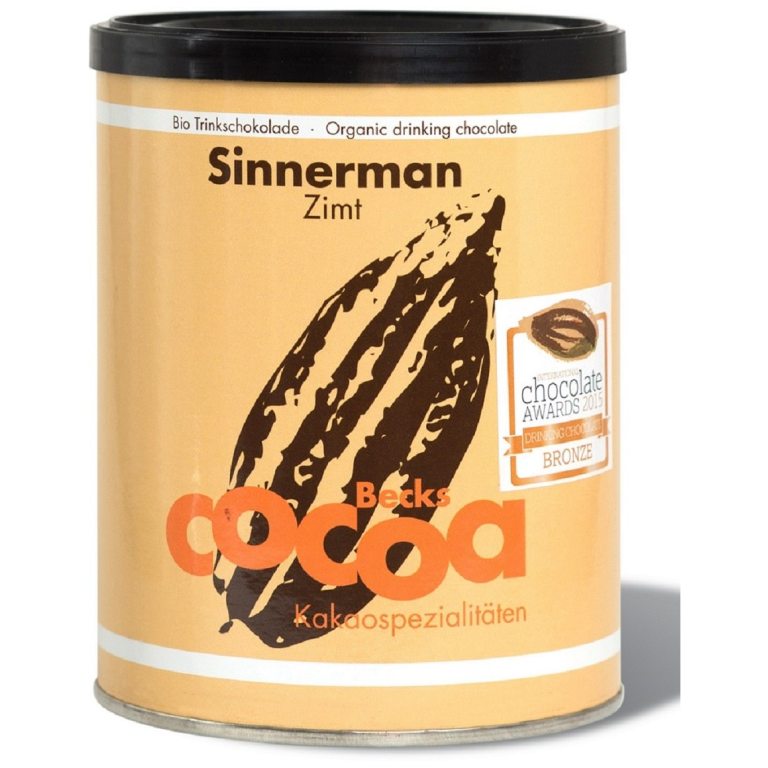 CZEKOLADA DO PICIA CYNAMONOWA BEZGLUTENOWA BIO 250 g - BECKS COCOA