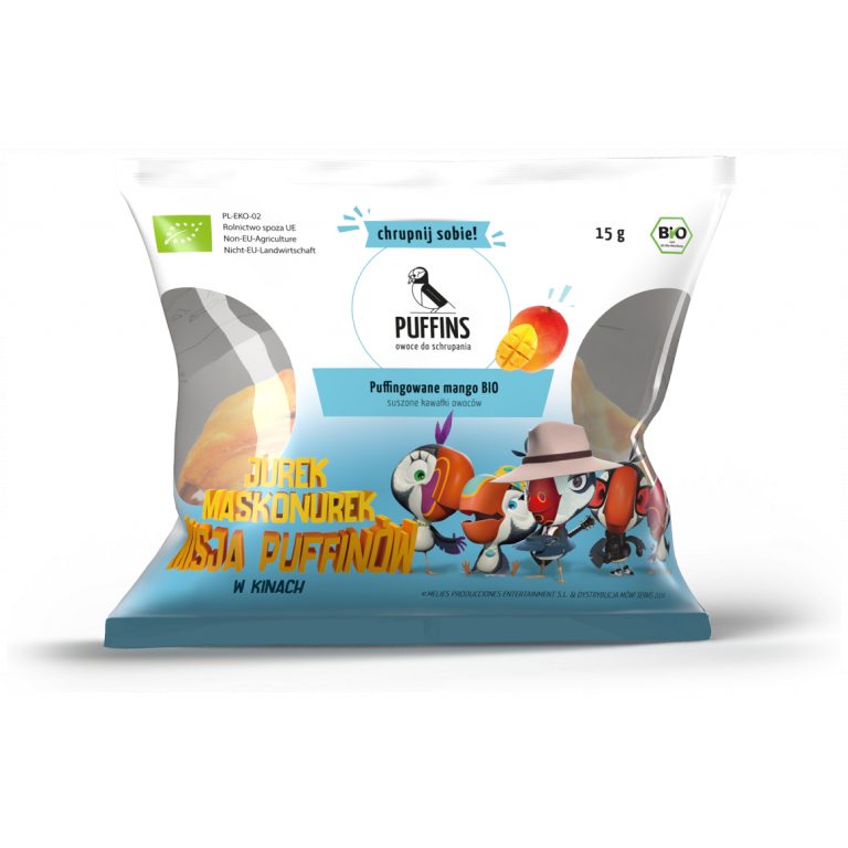 MANGO PUFFINGOWANE BIO 15 g - PUFFINS