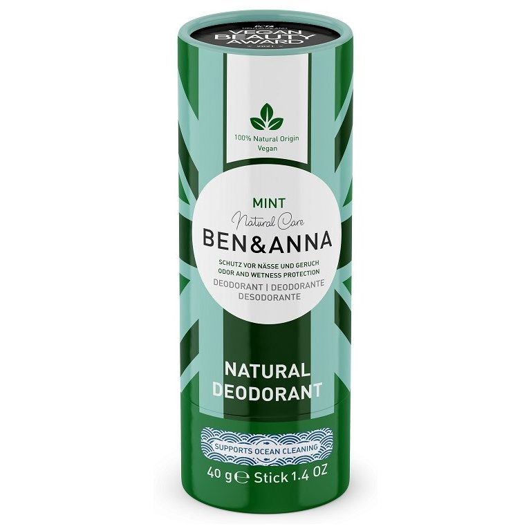 DEZODORANT W SZTYFCIE NA BAZIE SODY MINT ECO 40 g - BEN & ANNA