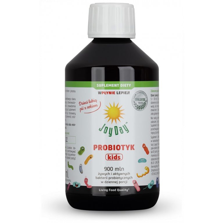 PROBIOTYK DLA DZIECI OD 3 ROKU ŻYCIA BEZGLUTENOWY BIO 300 ml - JOY DAY