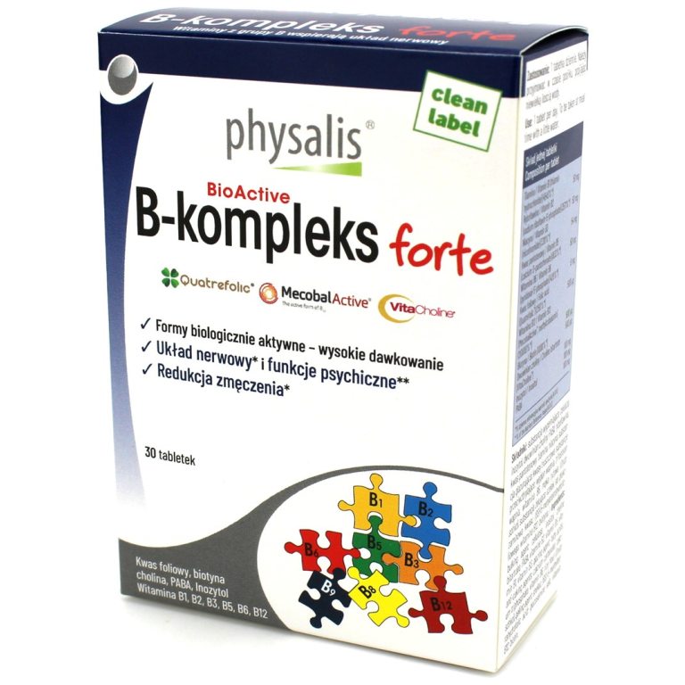 WITAMINA B-COMPLEX FORTE 30 TABLETEK - PHYSALIS