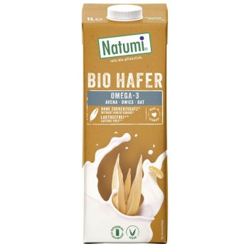 NAPÓJ OWSIANY OMEGA-3 BEZ DODATKU CUKRÓW BIO 1 L - NATUMI