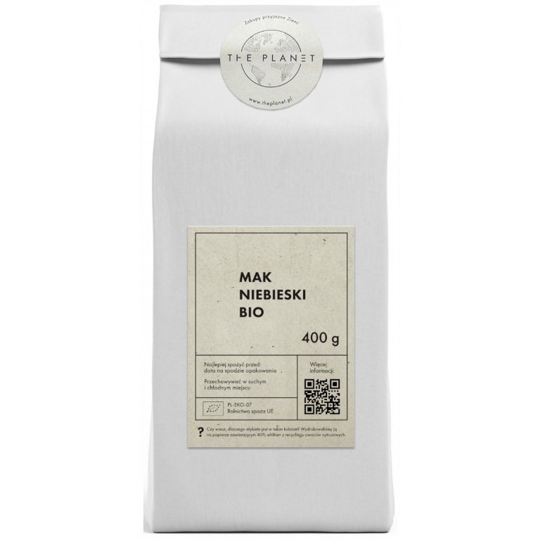 MAK NIEBIESKI BIO 400 g - THE PLANET