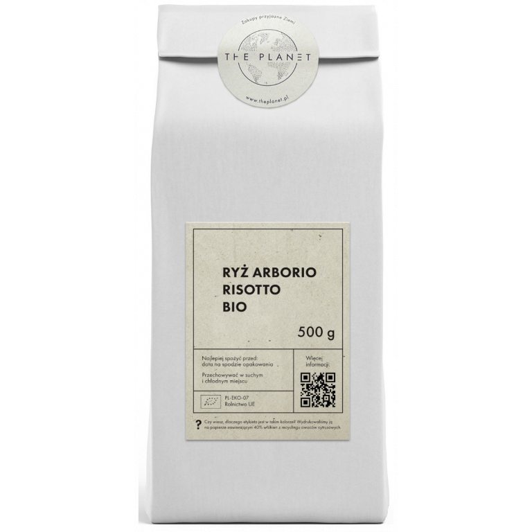 RYŻ ARBORIO RISOTTO BIO 500 g - THE PLANET