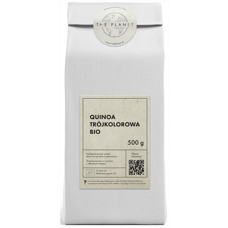 QUINOA TRÓJKOLOROWA BIO 500 g - THE PLANET