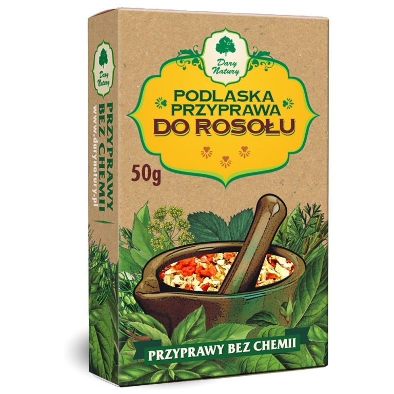 PRZYPRAWA DO ROSOŁU BEZGLUTENOWA (PODLASKA) 50 g - DARY NATURY