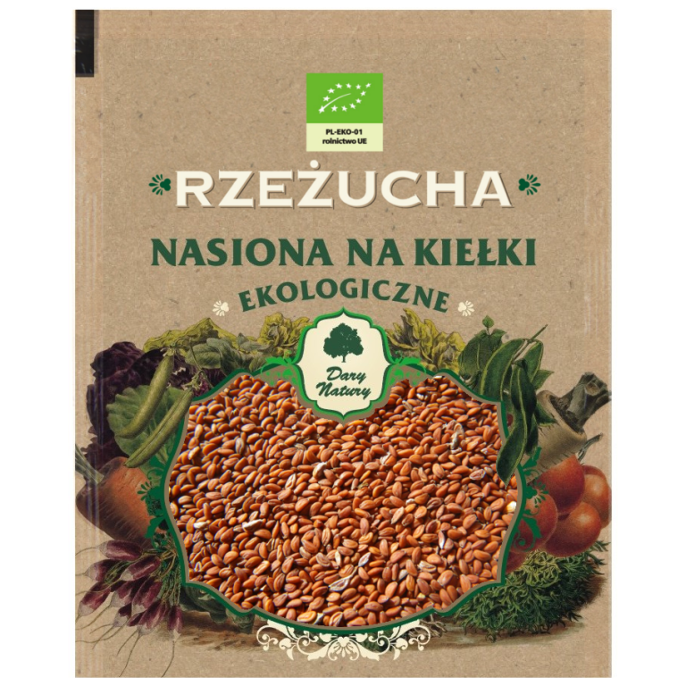 NASIONA RZEŻUCHY BIO NA KIEŁKI 30 g - DARY NATURY (PRODUKT SEZONOWY)