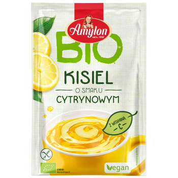 KISIEL INSTANT O SMAKU CYTRYNOWYM BEZGLUTENOWY BIO 30 g - AMYLON