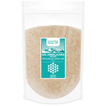 SÓL HIMALAJSKA RÓŻOWA DROBNO MIELONA 1 kg - CRYSTALLINE PLANET