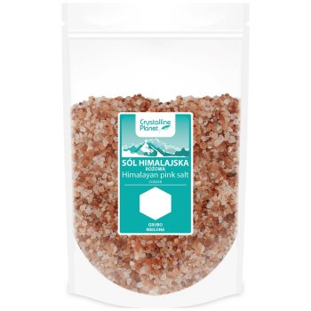 SÓL HIMALAJSKA RÓŻOWA GRUBO MIELONA 1 kg - CRYSTALLINE PLANET